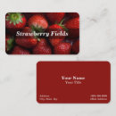 Search for strawberry business cards Catering