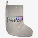 Search for gay and lesbian christmas stockings Love is love