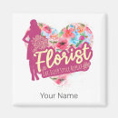 Search for flower design magnets Retro
