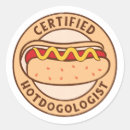 Search for funny hot dog stickers Bbq