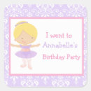 Search for ballerina birthday stickers Girl