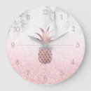 Search for gold pineapple clocks For her