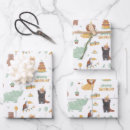 Search for cute animal wrapping paper Yellow