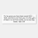 Search for saves bumper stickers Scripture