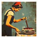 Search for vintage baking posters Girl