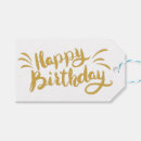 Search for white and gold gift tags Happy