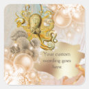 Search for bubbles wedding stickers Beach