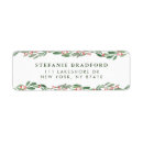 Search for garland return address labels Floral