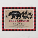 Search for lumberjack baby shower invitations Woodland