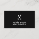 Search for mobile hair stylist business cards Modern