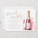 Search for pink bridal brunch invitations Champagne