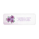 Search for roses return address labels Purple