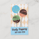 Search for cake pops business cards Pastry chef