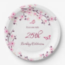 Search for cherry blossom paper plates White