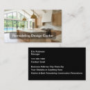 Search for kitchen designer business cards Renovation