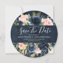 Search for navy save the dates Floral