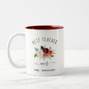 Search for best teacher ever mugs Watercolor