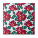 Search for red flower tiles Flowers