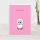 Search for lamb birthday cards Pink