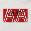 Search for miscellaneous business cards Red