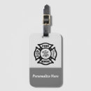 Search for firefighter luggage tags Firemen