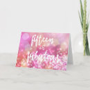 Search for 15th birthday cards Glitter