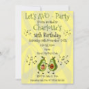 Search for avocado party invitations Modern