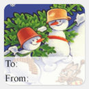 Search for vintage snowmen stickers Snowman