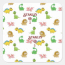 Search for square dinosaur stickers Jurassic