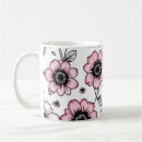 Search for flower sketch mugs Pattern