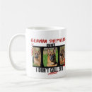Search for drink for your protection coffee mugs German shepherd