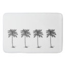 Search for palm tree bath mats Black and white