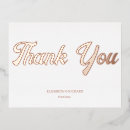 Search for pink gold thank you cards Simple