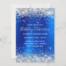 Search for royal blue silver birthday invitations Girly