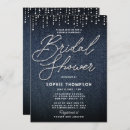 Search for denim and diamonds bridal shower invitations Bride