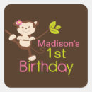 Search for monkey party stickers Safari