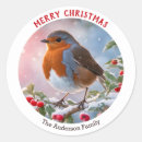 Search for robin stickers Merry christmas