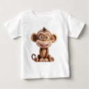 Search for monkey baby shirts Jungle animal