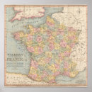 Search for vintage map of france posters Retro