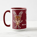 Search for funny reindeer mugs Cute