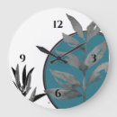 Search for grey and turquoise clocks Modern