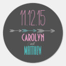 Search for arrow wedding stickers Chic