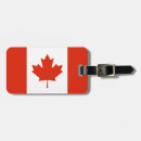 Search for canada flag luggage tags National