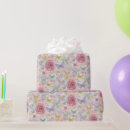 Search for butterflies wrapping paper Girl birthday
