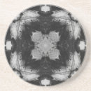 Search for black and white coasters Round
