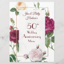 Search for 50th anniversary wedding menus Floral