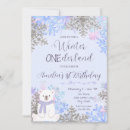 Search for winter onederland birthday invitations Bear