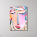 Search for abstract woman face art Vintage