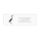 Search for herons return address labels Egret