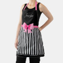 Search for black ribbon aprons Girly